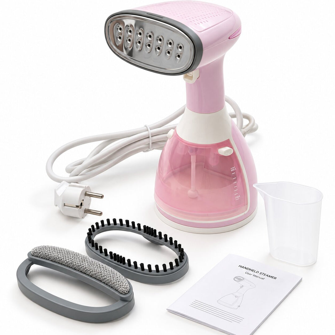 Så använder du Silkify steamer – fyll vattenbehållaren, sätt den på plats och ånga plagget.